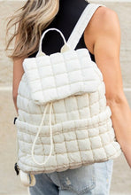 Load image into Gallery viewer, Quilted Puffer Backpack