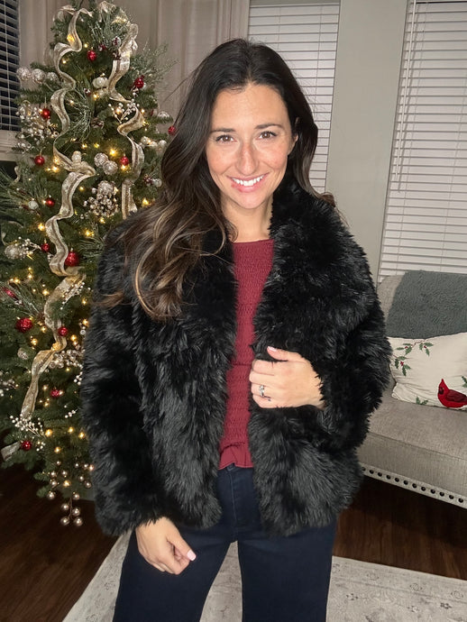 Winter's Embrace Faux Fur Jacket