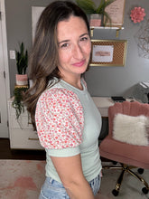 Load image into Gallery viewer, Flirty Floral Top - Spicy Chic Boutique