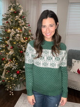 Load image into Gallery viewer, Whimsical Snowflake Sweater