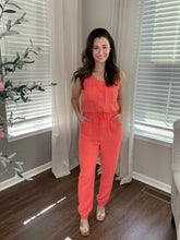 Load image into Gallery viewer, Coral Jumpsuit