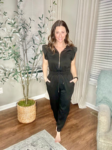 Flutter Sleeve Jumpsuit