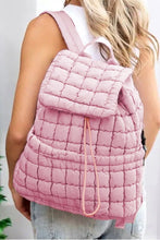 Load image into Gallery viewer, Quilted Puffer Backpack