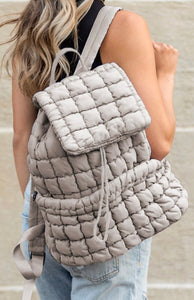 Quilted Puffer Backpack