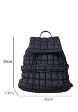 Load image into Gallery viewer, Quilted Puffer Backpack