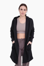 Load image into Gallery viewer, Fleece Lined Hooded Cardigan