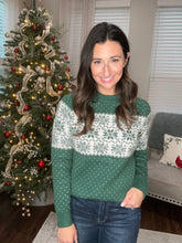 Load image into Gallery viewer, Whimsical Snowflake Sweater