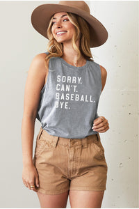 PRE-ORDER: Sorry. Can’t. Baseball. Bye. (Color options) - Spicy Chic Boutique