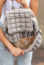 Load image into Gallery viewer, Quilted Puffer Backpack