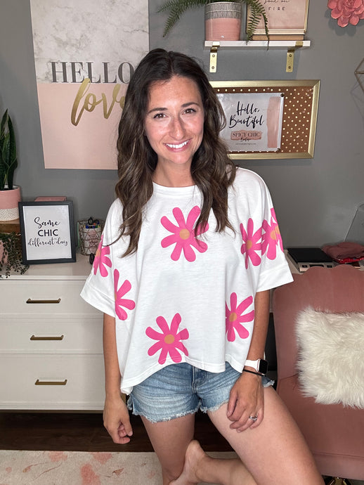 Wild Child Floral Print Top