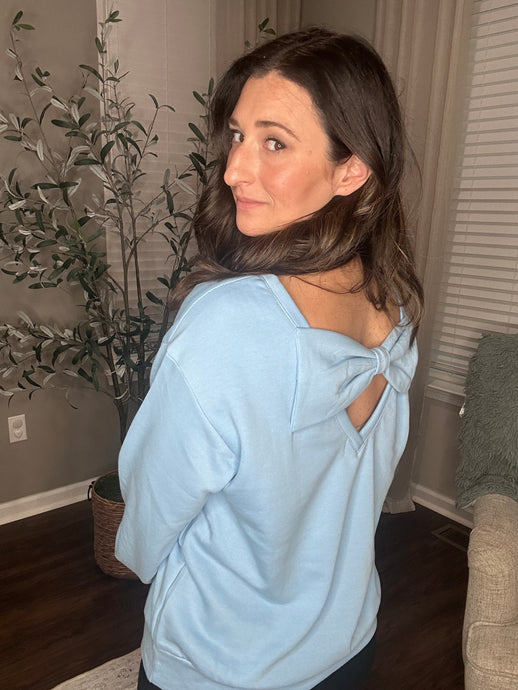 Back Bow Sweatshirt