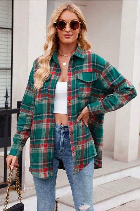 Holiday Plaid Button Down