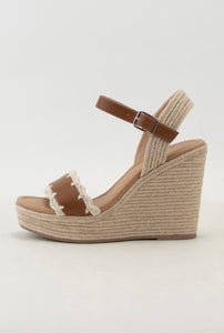 Crochet Lace Platform Wedge - Spicy Chic Boutique