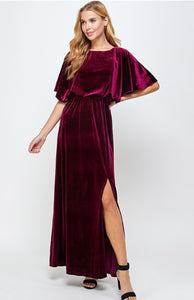 Velvet Maxi Dress