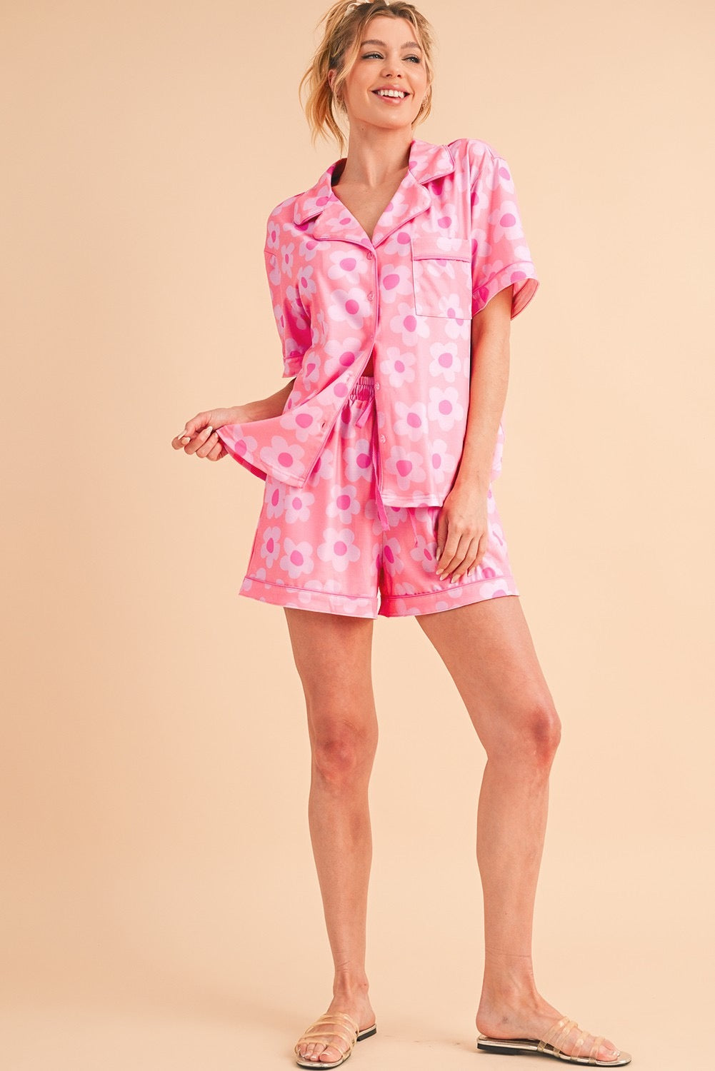 Floral Pajama Set - Spicy Chic Boutique
