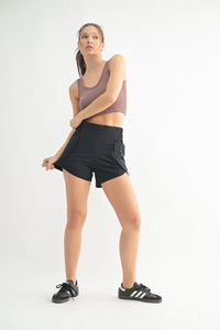 Side Split Athletic Shorts